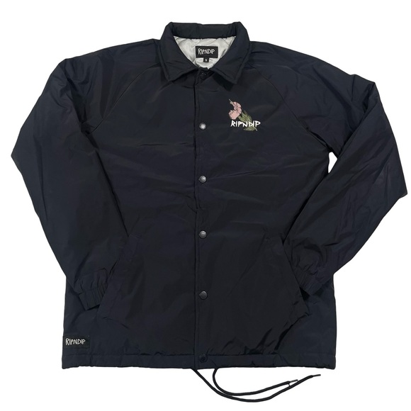 RipNDip Size S Navy Blue Full-Zip Windbreaker Jacket (Retail $100) - Picture 2 of 7